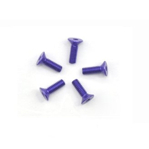 ARROW MAX Alu Screw allen countersunk M2.5x8 Purple (7075) (컬러볼트)