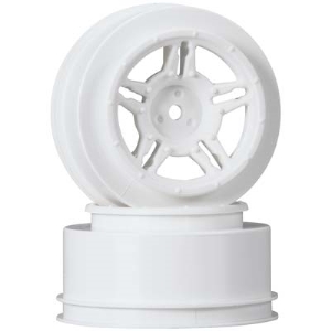 Duratrax SC Wheel White Rear Slash/Blitz/SCRT10 (2)