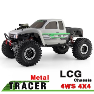 (카본샤시) 1/10 TRACER LCG 4WS ROCK Trial 메탈 4WS 락 트라이얼RTR (화이트)86180