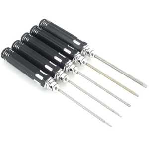 [추천상품] UP-MMSETBK HEX Screw Driver 5set (1.5/2.0/2.5/3.0/4.0 mm) 육각드라이버5종셋트(블랙손잡이)