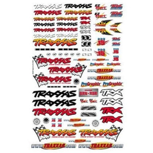 AX9950 Official Team Traxxas racing decal set (flag logo/ 6-color)