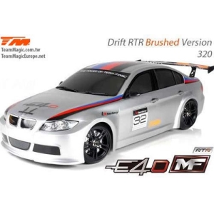 (풀 카본-RTR 전동 드리프트)503017-320 E4D MF Drift Car Silver Ver. RTR-320