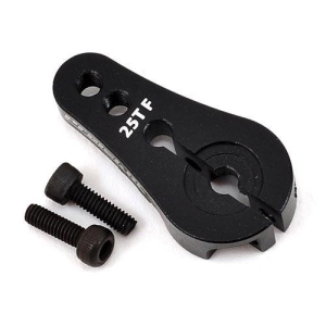 PTK-7808-BK ProTek RC 4mm Aluminum Short Clamp Lock Servo Horn (Black) (25T)