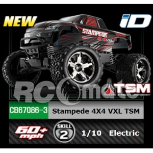 CB67086-3 1/10 SCALE 4X4 VXL BRUSHLESS MONSTER TRUCK, TQi™ 2.4GHz radio system, Velineon® Brushless Power System