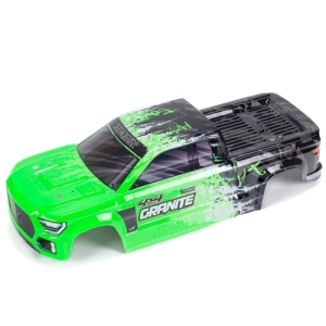 ARA402305 GRANITE 4X4 MEGA PAINTED DECALED TRIMMED BODY (GREEN)