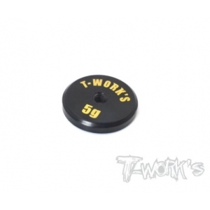 TA-066L Anodized Precision Balancing Brass Weights 5g (Low C G)