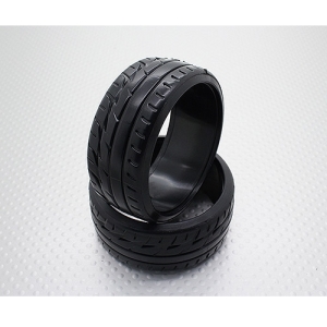 1:10 Scale Hard Plastic Compound CR-F1 Drift Tires (2pcs) (드리프트)