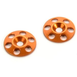 293561-O HUDY ALU REAR WING SHIM (2) (ORANGE)