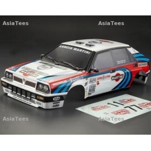48384  Lancia Delta HF Integrale 16V Finished Body Rally-racing (Printed) Light buckets assembled