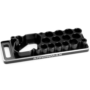 AM-220016-B Tools Stand For 1/32 Mini 4WD (Black)