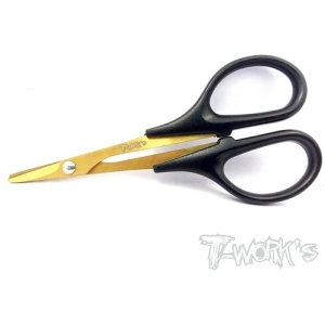 TT-021 T-Works Titanium Nitride Lexan Curved Scissor