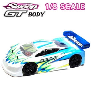 SW-SD0002 Sweep P1L CLEAR body shell for KYO-GT8 (미도색바디)