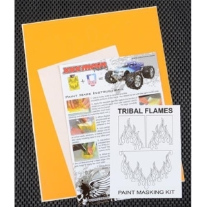 M055L Tribal Flames Paint Mask Kit (무늬용 마스킹 테이프)