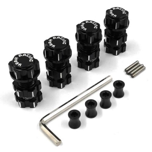 WA-042BK Aluminum 17mm Hex Adaptor 10mm Offset (4mm Shaft / 2.5mm Pin) Arrma Traxxas