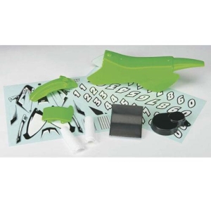 DTXC4352 Body &amp; Decal Set Green DX450 Motorcycle
