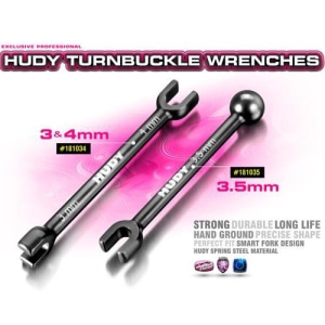 181034 HUDY SPRING STEEL TURNBUCKLE WRENCH 3 &amp; 4MM
