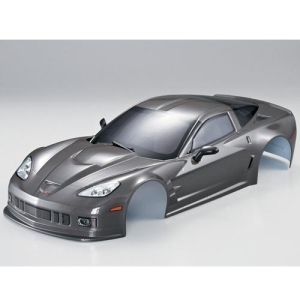 48018 Corvette GT2 Finished Body Silver-grey (Printed)