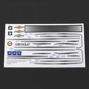 Z-B0123 RC4WD Chevrolet Blazer Decal Sheet Set for Chevy Blazer Body