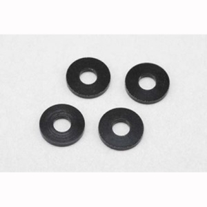 ZC-A3810B  φ3×φ8×1.0mm Alum Shim Black (4 pcs)