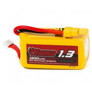 9952000020-0 Rhino 1300mAh 6S 50C Lipo Pack W/XT60