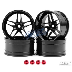 102062BK MST Black FB wheel offset 11 (4 PCS)