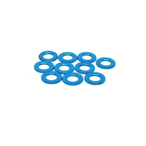 ZR-AS305B Aluminum Shim 3x6x0.5mm 10pcs Blue