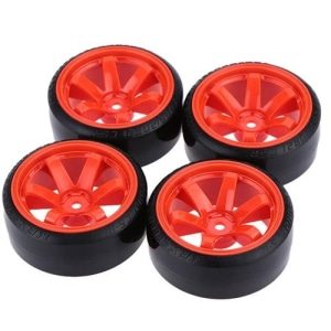 DTHW00004C  (4PC, 한대분) 1/10 Drifting Car Wheel Set (Red)