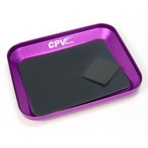 60304P  Purple Aluminum Magnetic Tray