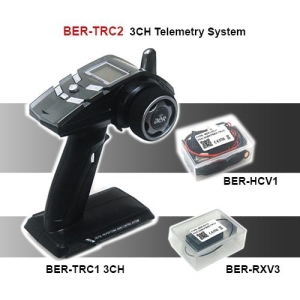 BER-TRC2 3CH Telemetry System 송수신기 (BER-RXV3+BER-HCV1 텔레메트리 시스템 셋트)