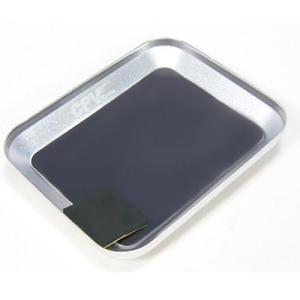 60304S  Silver Aluminum Magnetic Tray
