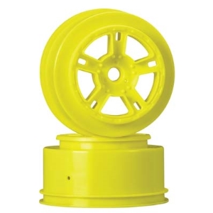 Duratrax SC Wheel Yellow Front SC10 (2)