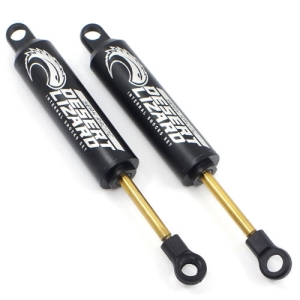 DDL-110BK 110mm Desert Lizard Two Stage Internal Spring Damper Pair Black For Crawler