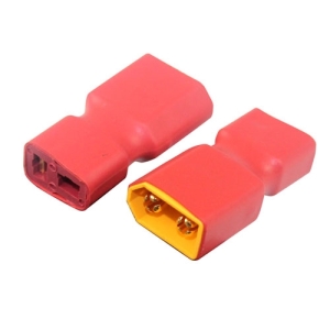 UP-ADP019 XT60 male-T Plug female adapter (2개입) (XT60 숫놈  딘스 암놈)