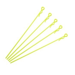 AM-103127 extra long body clip 1/10 - fluorescent yellow (5)