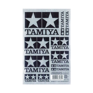 TA67261 Tamiya Logo Stickers Silver