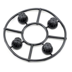 AX8079 Axial Hub Cover Set (Black) (4)