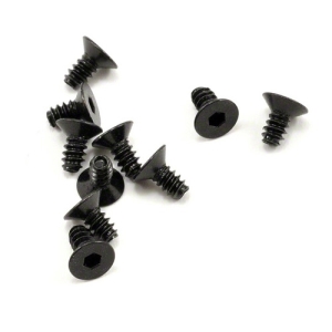 AXA463 Axial 3x6mm Self Tapping Flat Head Screw (Black) (10)