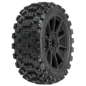 PRO906721 1/8 Badlands MX M2 Fr/Rr Buggy Tires Mounted 17mm Black Mach 10 (2)