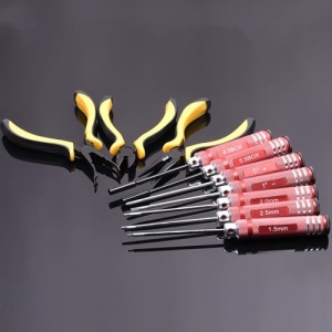 RNA-5524 RNA Tool Black Cat Silver Red Tool Bag-10pcs Set