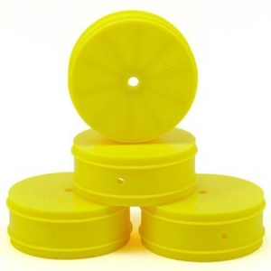 (4PC 한대분) JC3365Y JConcepts 10mm Hex Bullet 60mm Front Wheels (4) (22/22 2.0)(Yellow)