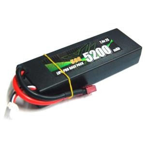 105118 XCEED Lipo Race pack 2S1P 50C - 5200mAh Hard Case (DEANS TYPE) 140mm x 46mm x 25mm