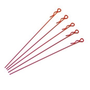 AM-103131 extra long body clip 1/10 - metallic red (5)