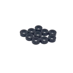 ZR-AS325K Aluminum Shim 3x6x2.5mm 10pcs Black