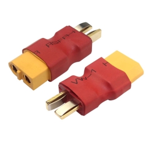 UP-ADP020 XT60 female-T plug male adapter (2개입) (XT60 암놈  딘스 숫놈)