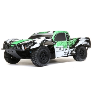 ECX03243T2 1/10 Torment 4WD SCT Brushed RTR, White/Green