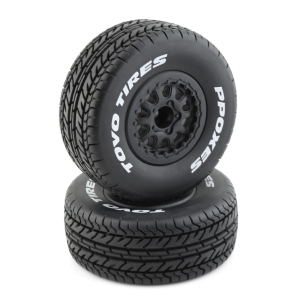 (948578) (반대분) 1/10 Short Course Truck Wheel Tire set (Slash)