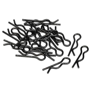 75106 BODY CLIP (6mm/BLACK/20pcs)