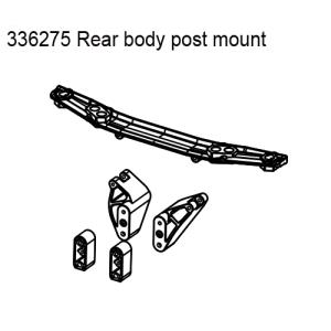 336275 rear body post set