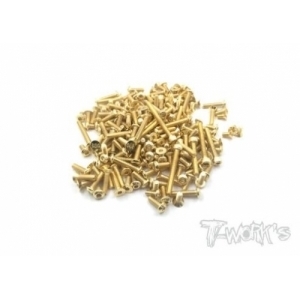 GSS-MP10 Gold Plated Steel Screw Set For Kyosho MP10