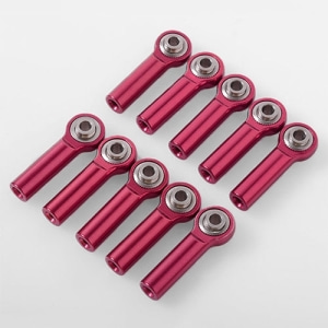Z-S1648 [10개] M3 Long Straight Aluminum Rod Ends (Red) (10)